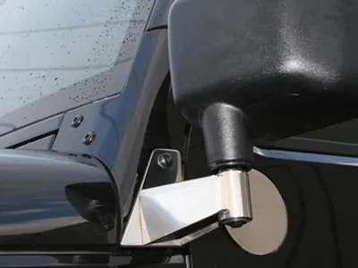 Zdjęcie produktu dla Uchwyt lusterka Uchwyt lusterka ze stali nierdzewnej Jeep Wrangler JK