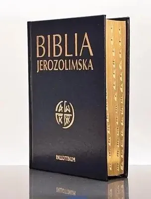 Image de Biblia Jerozolimska-ekoprawa, peginatory, złocenia - praca zbiorowa
