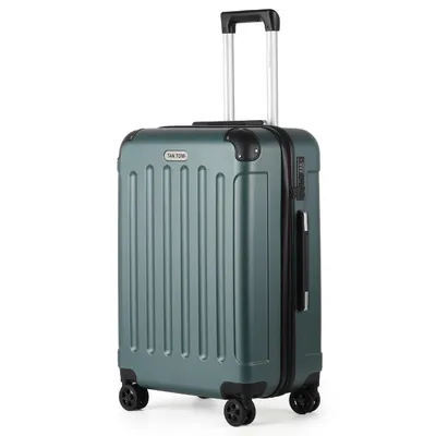 Produktbild von Hartschalen-Trolley ABS Handgepäck Koffer Rollkoffer Reisekoffer Hartschalenkoffer, mit 4 Rollen 360° Große Kapazität Trolley