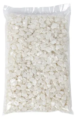 Produktbild von 1kg Dekosteine Steine Glassteine Streudeko 4-10mm Perlmutt schimmernd
