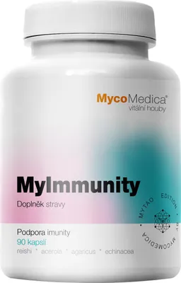 Obrázek produktu pro MycoMedica MyImmunity, podpora imunitního systému , 90 rostlinných kapslí