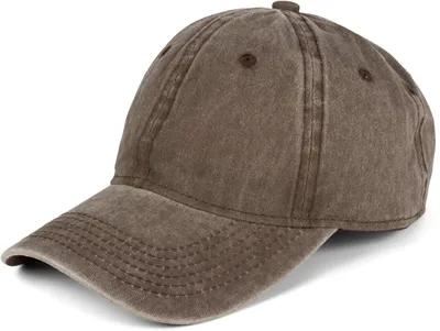 Produktbild von styleBREAKER Uni Baseball Cap Vintage Look verstellbar 6-Panel Cappy in Washed Optik mit gebogenem Schirm Baumwolle Retro Cap Damen und Herren