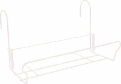 Image de Jardifer 330-125 Support universel pour caissettes à fleurs, 41,5 x 17cm, métal, blanc