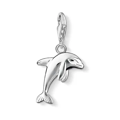 Produktbild von Thomas Sabo 0750-007-12 Charm-Anhänger Delfin Sterling-Silber