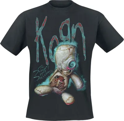 Produktbild von Korn T-Shirt Uni New Doll schwarz Band-Merch, Bands 100% Baumwolle M