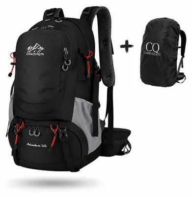 Productafbeelding van CarryQuest® Trekrugzak 50L, nylon, donkergrijs