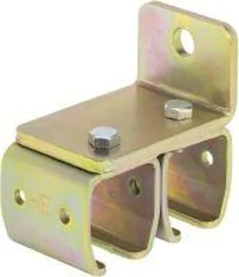 Produktbild von HELM Schiebetor-Doppelwandbefestigungsmuffe, 301 D, Stahl, 100x91x55 mm, S4 mm