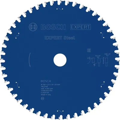 Produktbild von EXPERT Steel Kreissägeblatt, 184x2/1,6x20 mm, Z48