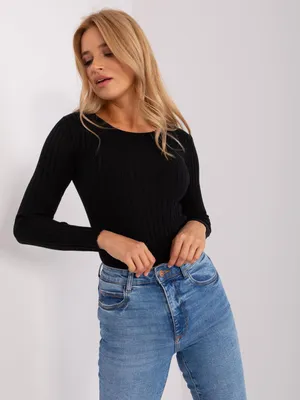 Produktbild von P-M Klassischer Pullover für Frauen Awaq schwarz M/L