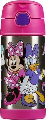 Zdjęcie produktu dla THERMOS Vorteilset von Neuerts  Isolier-Trinkflasche FUNTAINER STRAW BOTTLE DISNEY 0,35 4113412035+ alfi Kannenreiniger cleanFix 30 cm