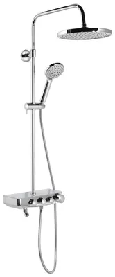 Produktbild von Aqualine FARRAO Duschsäule mit Armatur und Füllhahn, Chrom