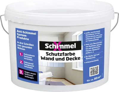 Produktbild von Schimmel-X Schutzfarbe Wand und Decke 10 L weiß