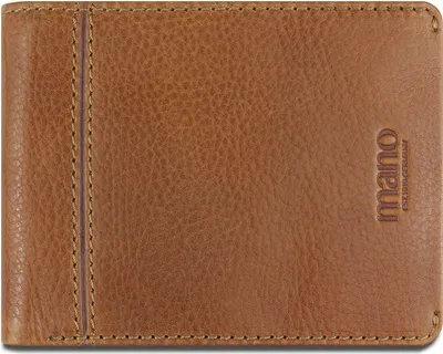 Produktbild von mano Leder Geldbörse Don Montez Coin Wallet Cognac braun