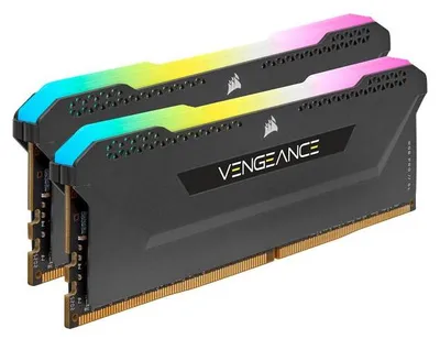 Obrázek produktu pro Corsair DIMM 32 GB DDR4-3200 Kit, paměť ,černá, CMH32GX4M2Z3200C16, Vengeance RGB PRO SL