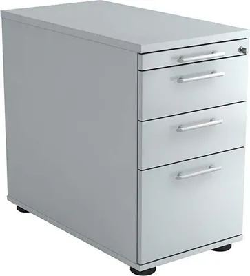 Produktbild von HAMMERBACHER Solid Standcontainer lichtgrau 4 Auszüge 42,8 x 80,0 x 72,0 - 76,0 cm