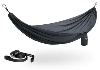 Produktbild von ENO TravelNest Hammock + Straps Combo Charcoal Hängematte