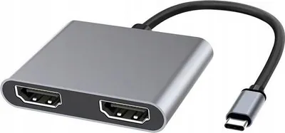 Image de Microconnect USB3.1CHDMIX2 Adaptateur graphique USB Noir (USB3.1CHDMIX2)