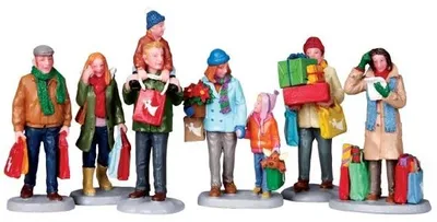 Productafbeelding van Kerstfiguur Holiday shoppers LEMAX