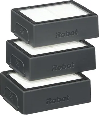 Image de Pièces de rechange Navulset 3 filtres compatibles Roomba noir