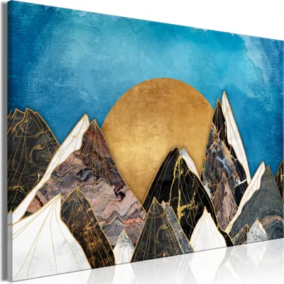 Produktbild von Vliesstoff Leinwandbild - Lonely Journey (1 Part) Wide 90x60 cm Landschaften c-A-0229-b-a