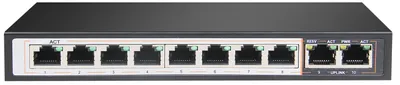 Immagine prodotto di Lupus Electronics LUPUSNET 10 Kanal PoE Switch (10997)