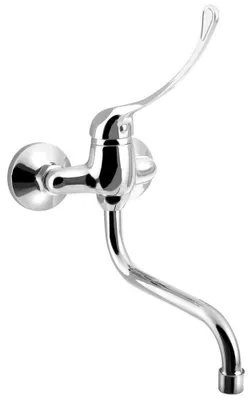 Immagine prodotto di AQUALINE 35 rubinetto a parete, leva lunga, 177 mm, cromo
