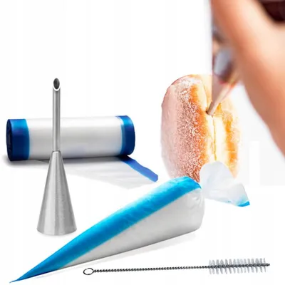 Produktbild von EkoForemki Set Spritzbeutel Füllspritze 7mm 10 Stück