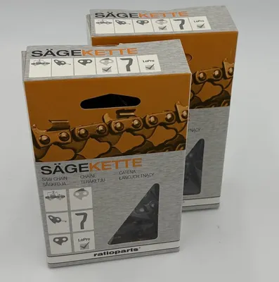 Produktbild von 2x Sägekette 325", 1,5 mm, Halbmeißel, 64 TG, Ersatzkette