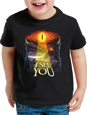 Produktbild von style3 I See You T-Shirt für Kinder ring neuseeland auenland