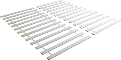 Image de Rouleau de caillebotis wobbler base 180 x 200 pin massif 26 lattes lit sommier