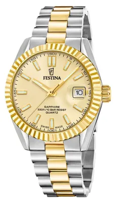 Produktbild von Festina F20085/A Herrenuhr Zweifarbig mit Saphirglas