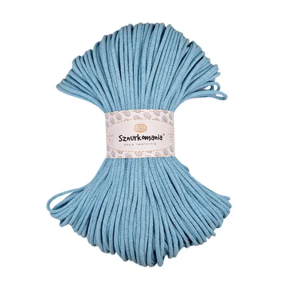 Obrázek produktu pro Bavlněná šňůra s jádrem 3 mm 100 m, příze na macramé, šňůra na macramé, háčkovaná šňůra, šňůra na macramé, přírodní příze, 3mm šňůra, pletená bavlněná šňůra