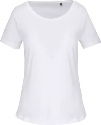 Produktbild von Kariban Damen T-Shirt Valueweight Shirts Lady Fit Oberteil kurzarm, Größe:XS, Farbe:Weiß