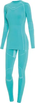 Produktbild von Viking Gaja Bamboo Lady Set Base Layer Blue Turquise XL Thermischeunterwäsche