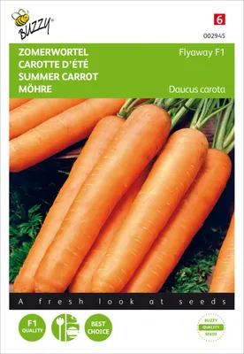 Zdjęcie produktu dla Marchew Flyaway F1 | Nasiona marchwi od Buzzy Seeds