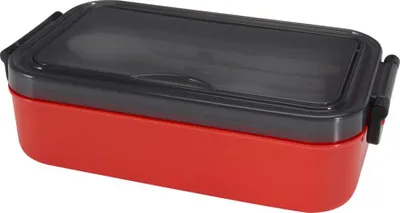 Produktbild von Floso - "Snappy" Brotdose-Set PF4840 (Einheitsgröße) (Rot)