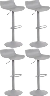 Produktbild von 4er Set Barhocker Aveiro grau