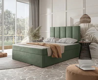 Produktbild von Kontinentalbett VILLEMO mit BehŠlter 180x200 cm Magic Velvet 2243