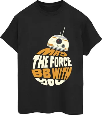 Produktbild von Star Wars - "May The Force" T-Shirt für Damen BI45335 (M) (Schwarz)
