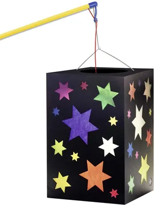 Obrázok produktu pre URSUS 2340099, Papierový lampáš, Lepenka, Papája, Čierna, Jednofarebné, Obdĺžnikový, Chlapec / dievča