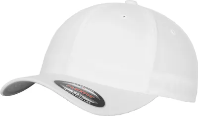 Produktbild von Urban Classics Flexfit Wooly Combed Cap Herren Basecap Einfarbig, Größe: S/M; Farbe: White