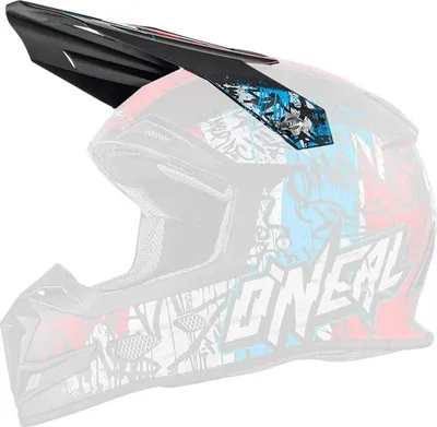 Produktbild von Oneal Ersatzvisier 5SRS VundAL Helm blau/rot/weiss