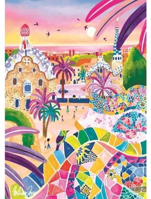 Zdjęcie produktu dla Magnolia Puzzle Park Güell - 1000-elementowe puzzle wielokolorowe