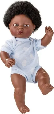 Produktbild von babypuppe Neugeborenes Afrikanisches 38 cm Junge