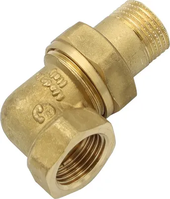 Produktbild von Messing Fitting Winkelverschraubung 1/2 Zoll IG/AG DN15