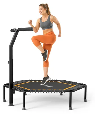 Zdjęcie produktu dla Trampolina mini Ø 122 cm - Średnica 122 cm - Do skakania i ćwiczeń