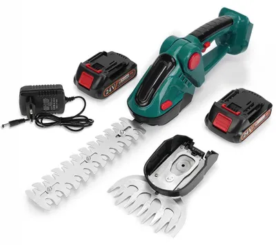Produktbild von Gartenwerkzeug - 2-in-1 Akku-Heckenschere und Astschere - Unkrautschneider - Kabelloser Elektrotrimmer - Ohne Akku