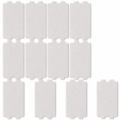 Micaplatten 12 Stück, 116x64x0,3 mm, Wärmeisolierung für Mikrowelle