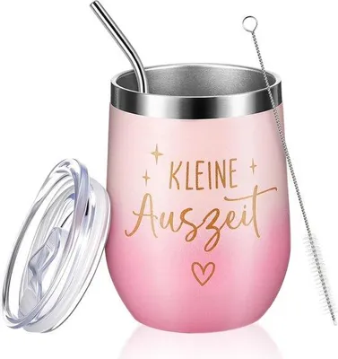 Image de Thermomètre à double paroi - 355 ml en acier inoxydable