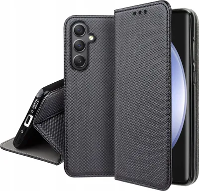 Produktbild von Etui do Samsung Galaxy S23 FE SMART MAGNET CASE PORTFEL + SZKŁO 9H